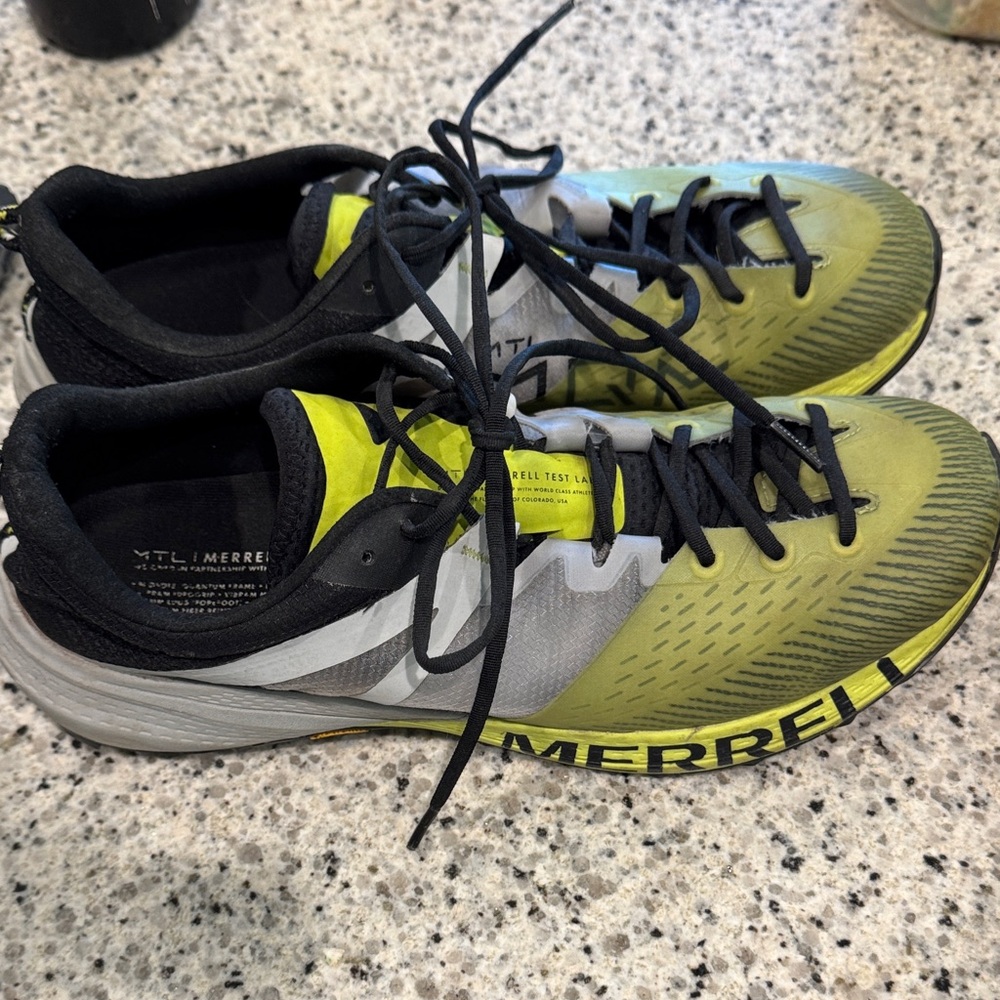 Merrell Olive and Black Athletic Sneakers